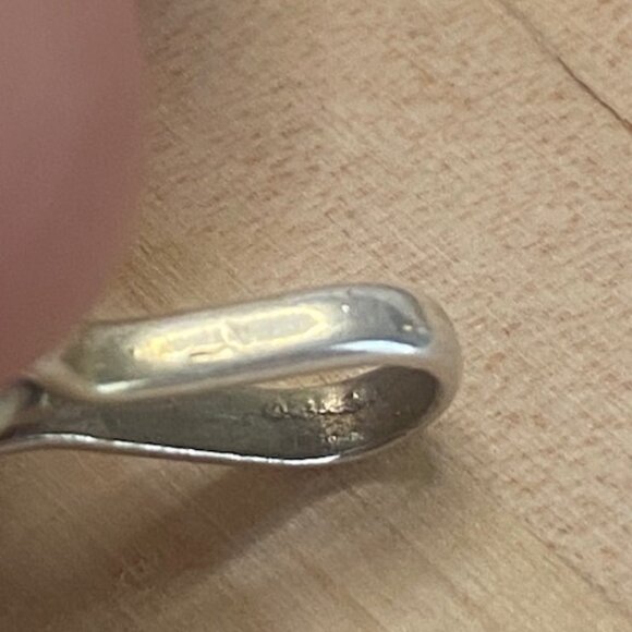 Vintage Sterling silver large link Necklace 19 Inch - Picture 6 of 10